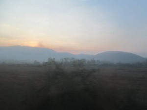 View from train to Chiang Mai