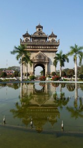 Patuxai Gate in Vientiane