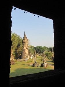 View from Pumpkin Shaped Structure at the Buddha Park