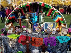 "Graveyard" of Altars at the Day of the Dead Fest in Chicago