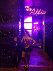 At the Attic's Halloween Party in Wicker Park
