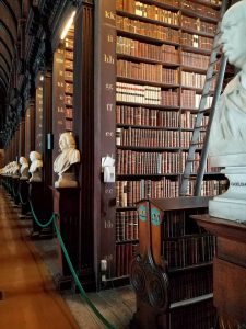 The Long Room at Trinity College in Dublin