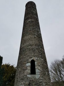 The Round Tower at St. Kevin's Monastery in Glendalough