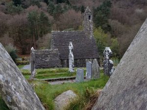 At the Ruins of St. Kevin's Monastery in Glendalough