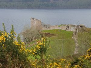 At Urquhart Castle, on Loch Ness